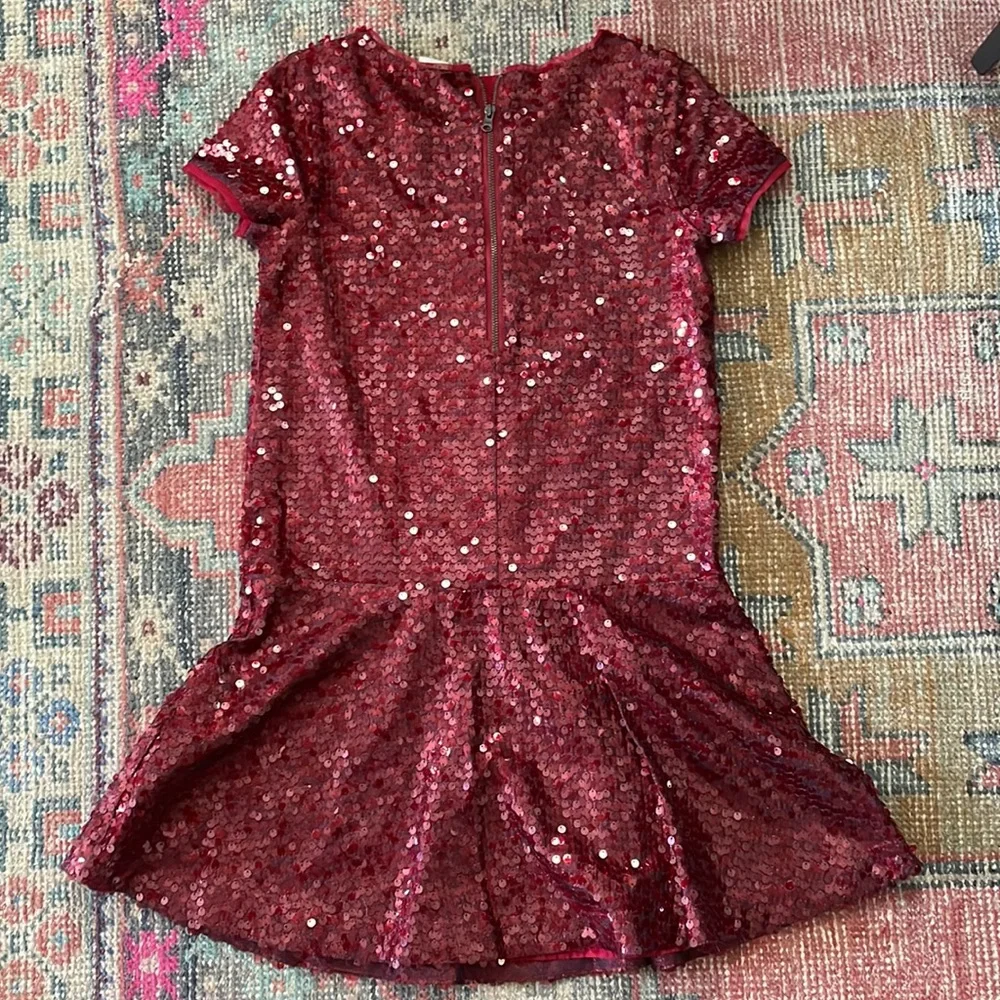 GAP sequin red dress NWOT